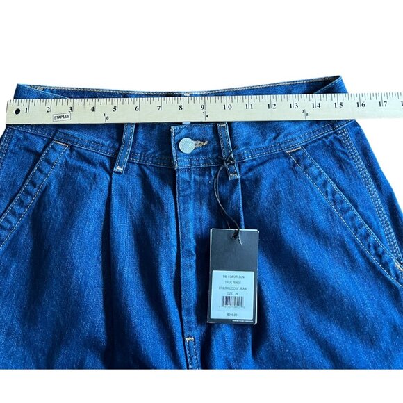 Re/Done High-Rise True Rinse Utility Loose Jeans Blue Denim Size 26 - Picture 10 of 16